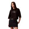 Womens/Ladies Oversized Crop T-Shirt