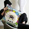Pixel funny cartoon game art O-Oyajitchi Maple Design Cushion Cover Happy Autumn Harvest decor Holiday Decorati Pillow Cover