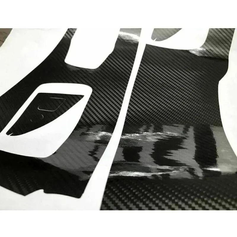 Adhesivo Decorativo de Fibra de Carbono Brillante 5D para el Interior del Coche para BMW Serie 3 E90 E92 E93 2005-2012 Coche con Volante a la Izquierda Accesorios de Estilo para Coche ÚTIL