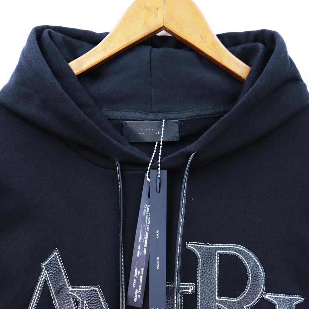 2024 Heavyweight American Style Men's Hoodie with Embroidered Letters - Autumn/Winter Casual Loose Long Sleeve.