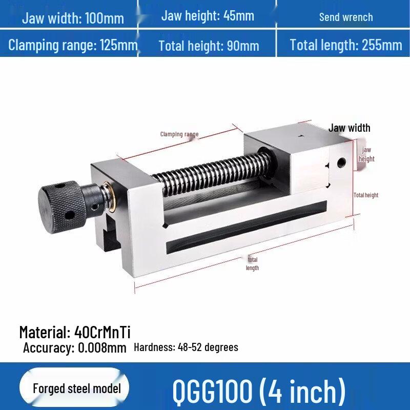 

Yunduo Forged Steel High Precision QGG Manual Grinding Vise
