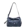 New Niche Fashion Korean Casual Denim Tote Bag Commuter Versatile Large Capacity Lightweight Messenger Bag