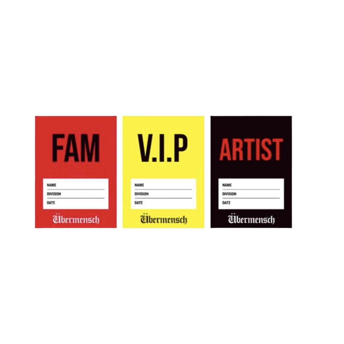G-DRAGON Ubermensch Staff Sticker Pack ONE SIZE