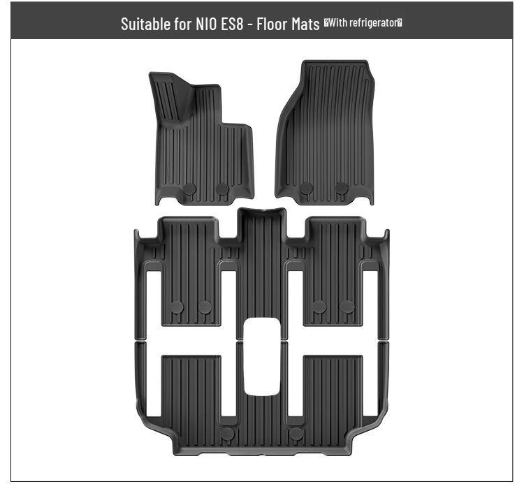 Nio ES8 (2023-2026) TPE Mats: Floor, Trunk Liner, & Seat Back Protector