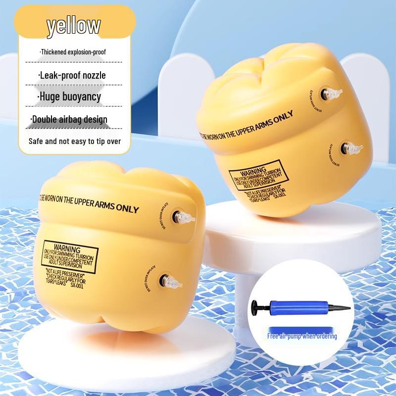 

Нарукавники для плавания с двойными воздушными камерами высокой плавучести - Защищающие от переворачивания нарукавники для взрослых и детей