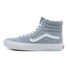 Vans Sk8 Pig Suede Slip Resistant Durable Breathable High Top Skate Shoes Unisex Skate Shoes Light-Blue VN0A4BV6V4Z