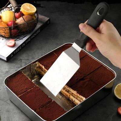 Spatola per Torta in Acciaio Inossidabile con Manico in Plastica Spingis Formaggio Paletta per Pizza Spatola per Torta Pizza Spatola per Cottura Strumenti per la Cottura