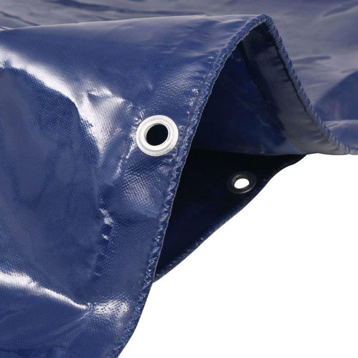 VidaXL Bâche 650 g / m² 2 x 3 m Bleu