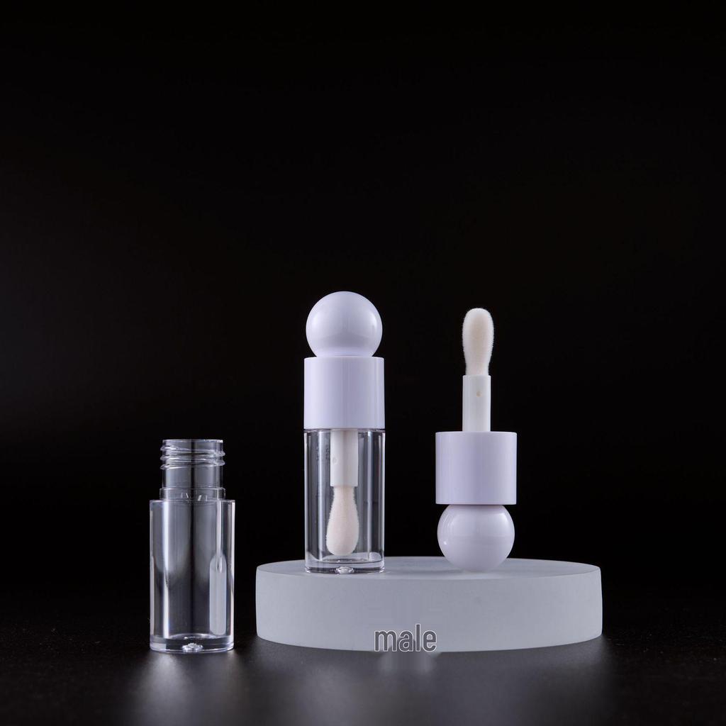 Large Brush Lip Gloss & Eyeliner Tube - Thick, Empty Container for Cross-Border Bestsellers