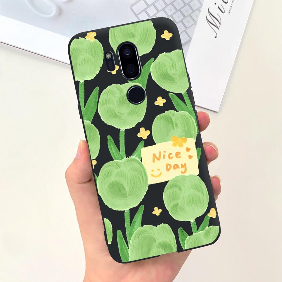 

For LG G7 ThinQ G7 Plus Case Luxury Soft Silicone TPU Bumper Phone Cover for LG G6 G6+ Plus Capa Panda Rabbit Goothic Style Case LG G6