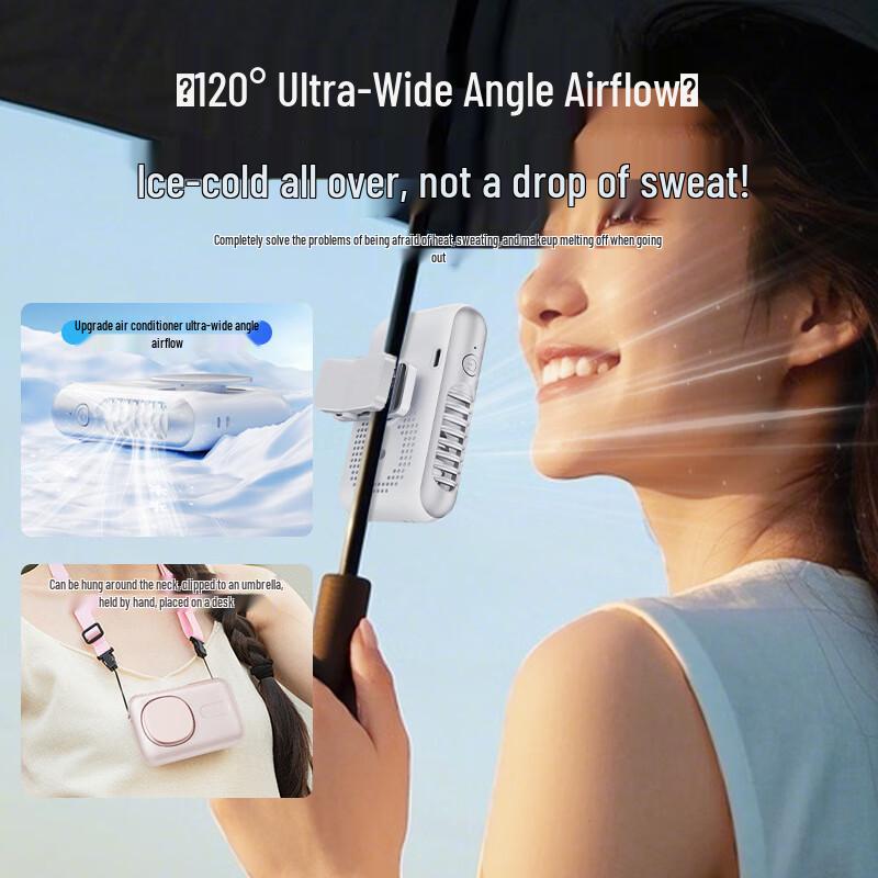 Portable Rechargeable USB Clip Fan
