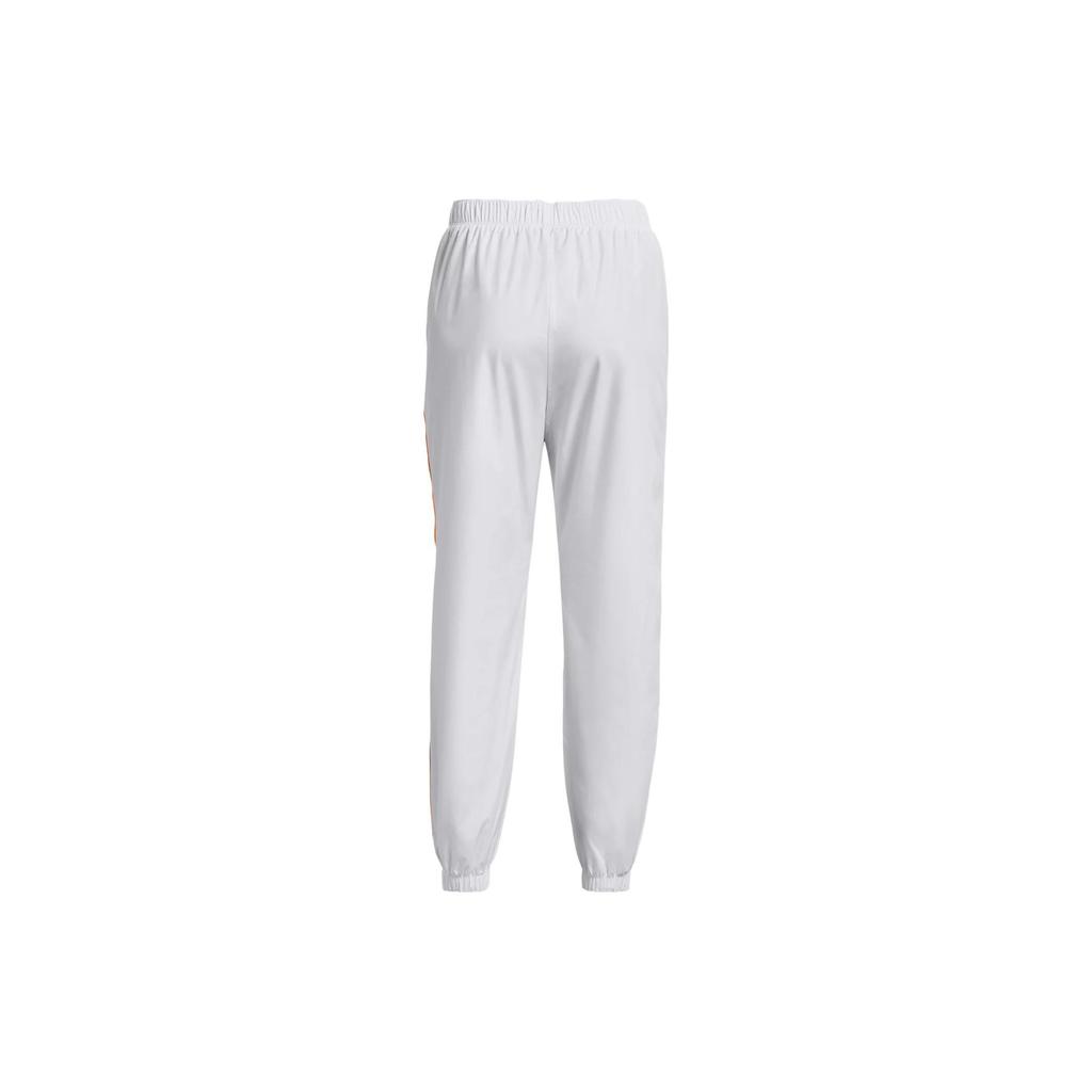 Under Armour Rush Series Solid Training Tapered Woven Pants Women Pants White 1369846-100