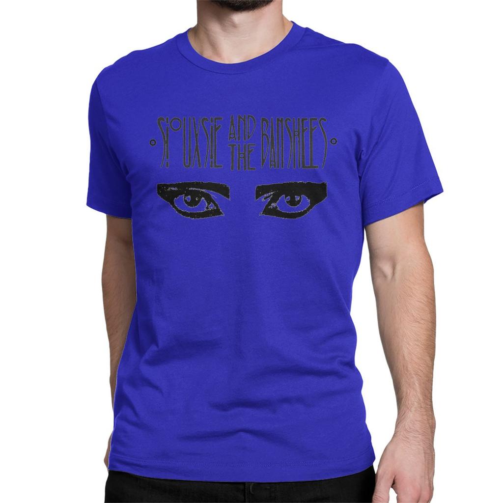British Rock Band Siouxsie Sioux T Shirts Men Women's Pure Cotton T-Shirts Siouxsie And The Banshees Tees Short Sleeve Tops