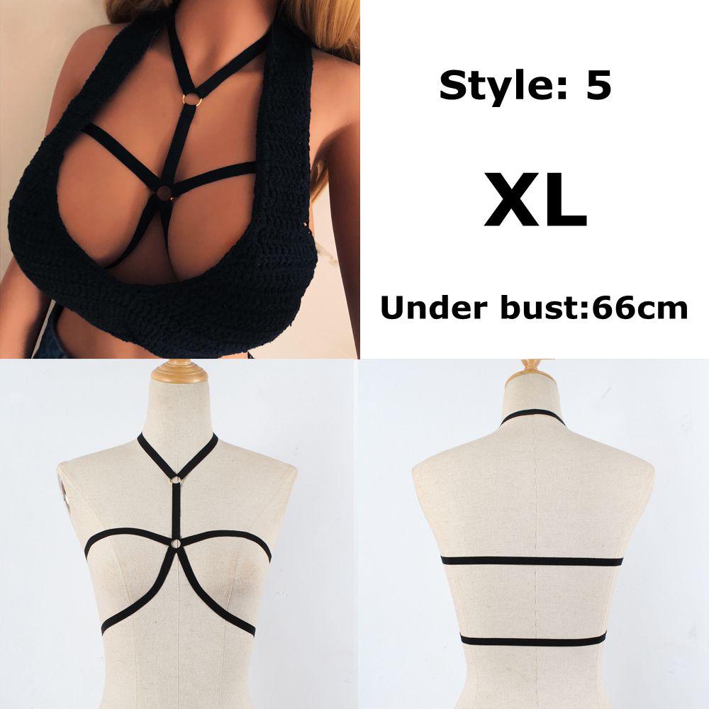 Noua Bralette Bustier Belt Lenjerie Sexy Bandage Sutien Cage Harness Push Up Crop Top