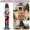 Nutcracker Christmas Decor 15Inch Christmas Wooden Ornament Figures Winemaker Nutcracker Large Traditional Holiday Crafts For