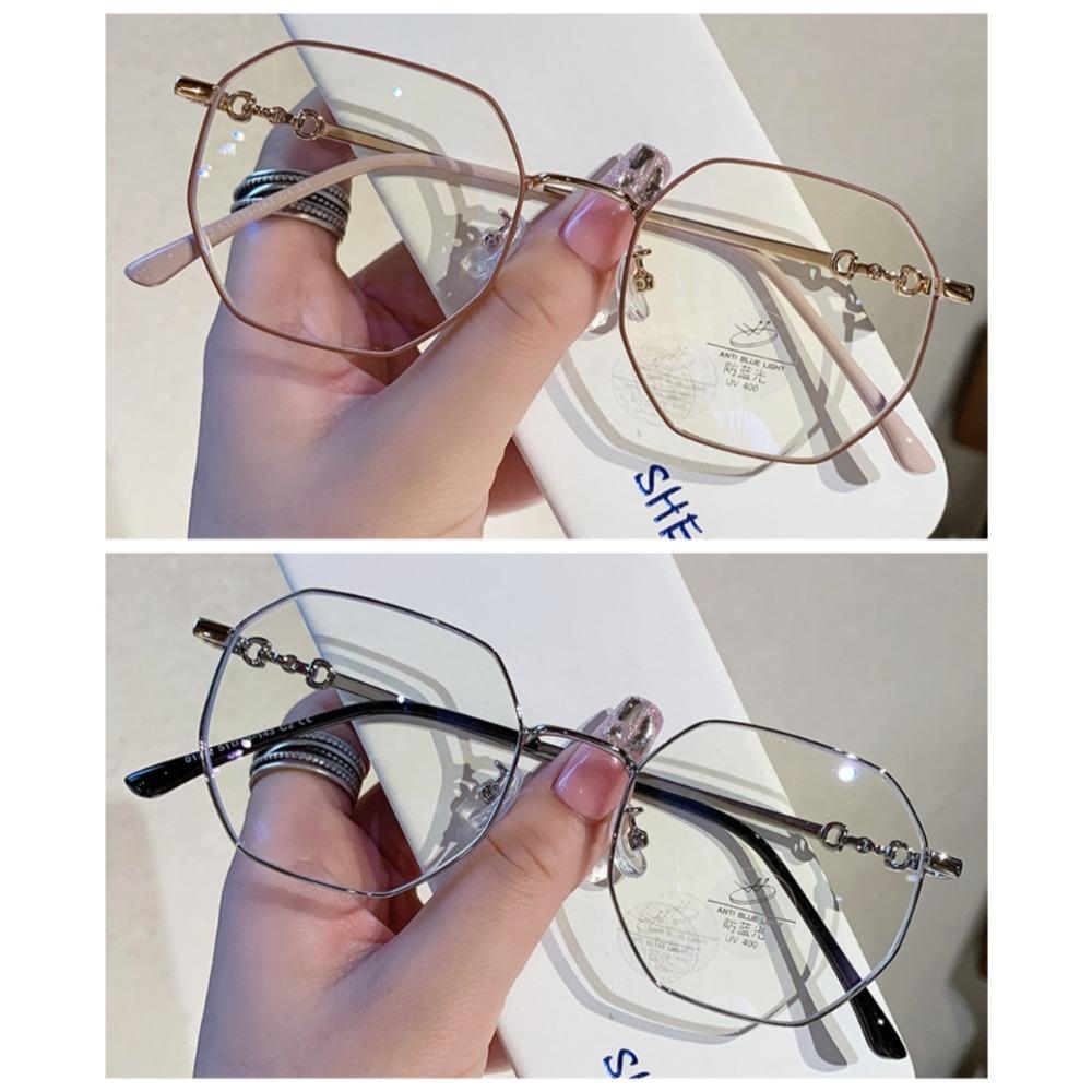 

Anti blue Light Glasses Anti Radiation Metal Frame Eyeglasses Replaceable For Women/Men