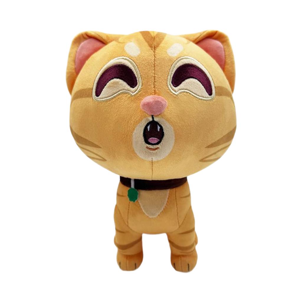 Soft Plush Stuffed Doll Toy with Animal Ear Hood Sitting Position Fabric Material Suitable for Children and Collectors