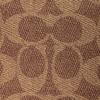 Coach Cary 28 Classic Monogram Zipper Metal Buckle C Logo Coated Canvas And Calfskin Tote Shoulder Crossbody Bag Large Women Bags Brown CC438-B4NQ4