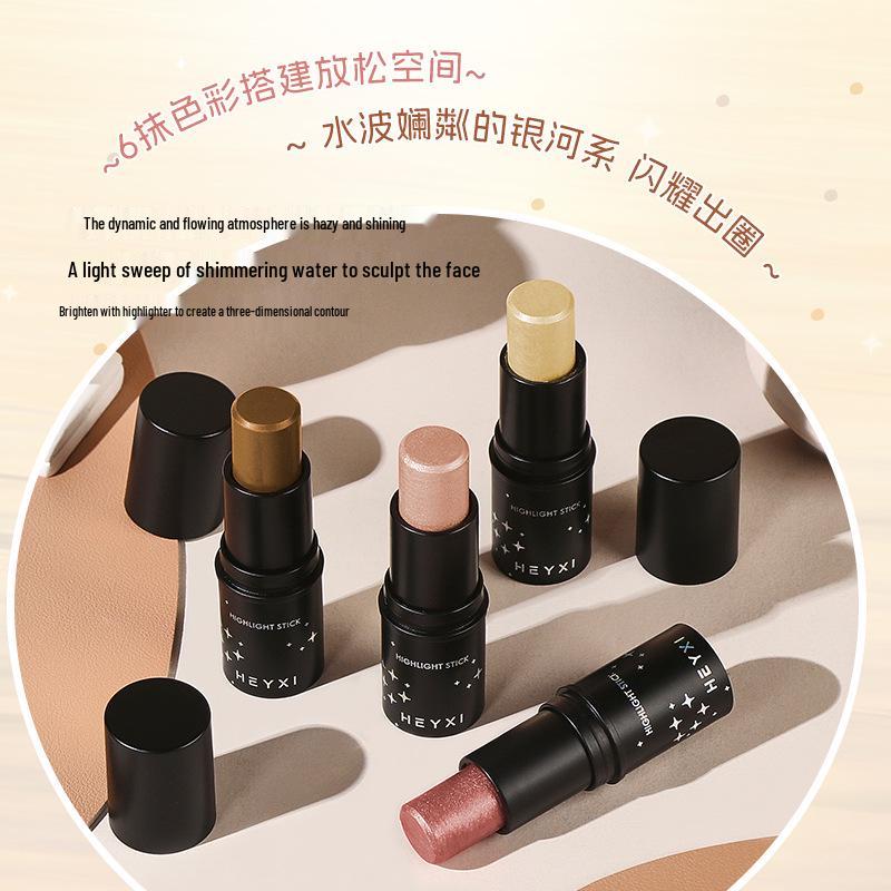 HEYXI Highlighter & Contour Stick - 3D Brightening Shadow, Under Eye Base, Blush & Shaping Stick