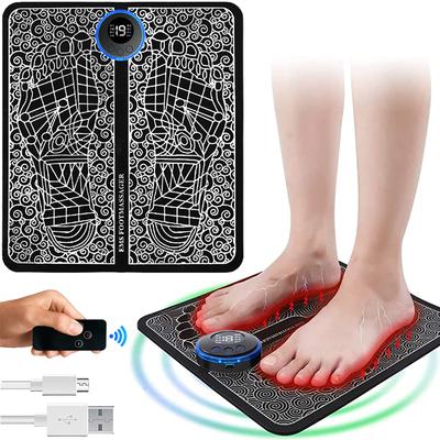 Foot Massager Electric Portable Massage Pad EMS Foot Stimulator with USB Rechargeable Massage Pad