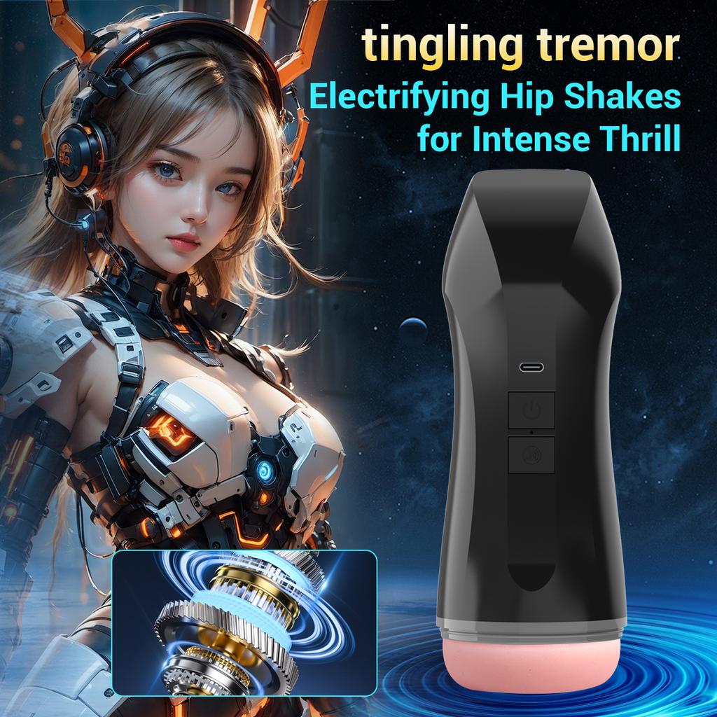 Automatic Male Masturbator Cup Realistic Female Vagina Pocket Pussy Strong Vibrating Bullet Penis Oral Adults Sex Toys For Men