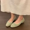Mode 2025 Neue Damen Flache Damen Ballerinas Tanzschuhe mit niedrigem Absatz Schuhe Mode Runde Zehen Damen Flats Slipper
