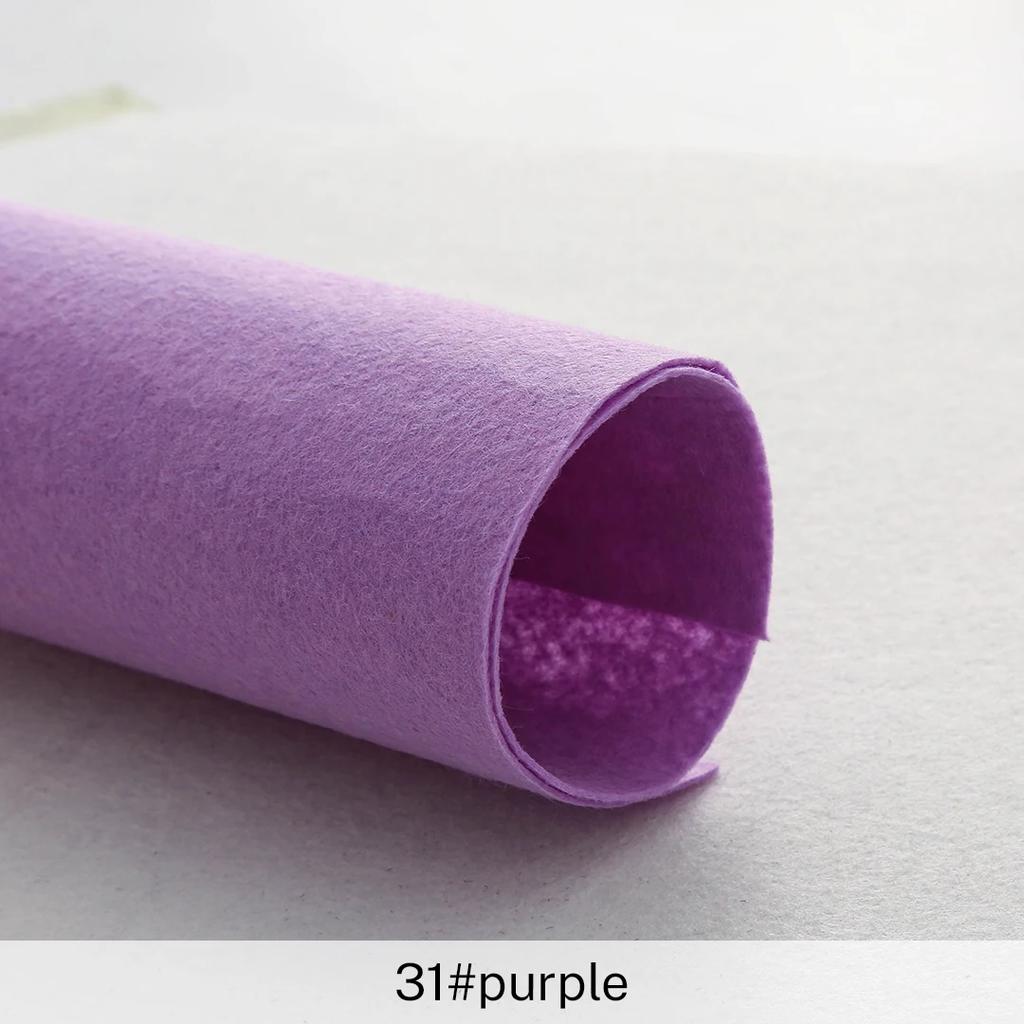 90x45cm Soft Felt Fabric Non-woven Felt Fabric Sheet Patchwork DIY Sewing Dolls Crafts Accessories Material 1mm Thick TJ10300