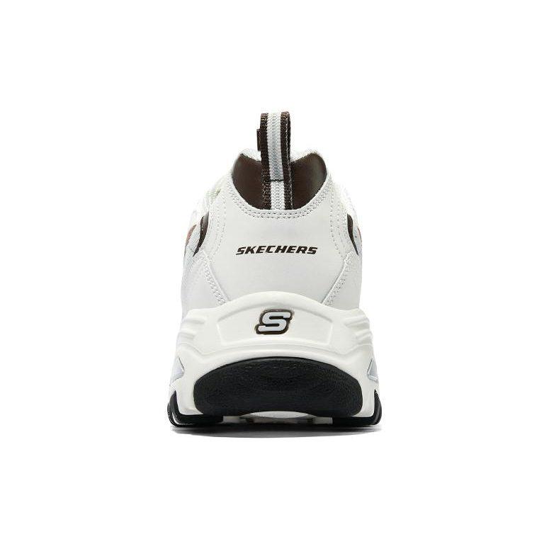 Skechers D'Lites 1.0 Scarpe da Outdoor Basse Uomo Bianco Marrone Nero 894282-OWBR