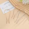 Nouvelles épingles à cheveux simples en forme de U, épingles à cheveux, bâtonnets à cheveux en métal, pinces à cheveux géométriques, accessoires pour cheveux fashion, bijoux pour femmes, couvre-chef
