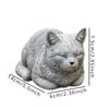 New Outdoor Garden Lawn Art Garden Cat Statue Durable Resin Animal Statue Home Decor Crafts Resin Sculpture