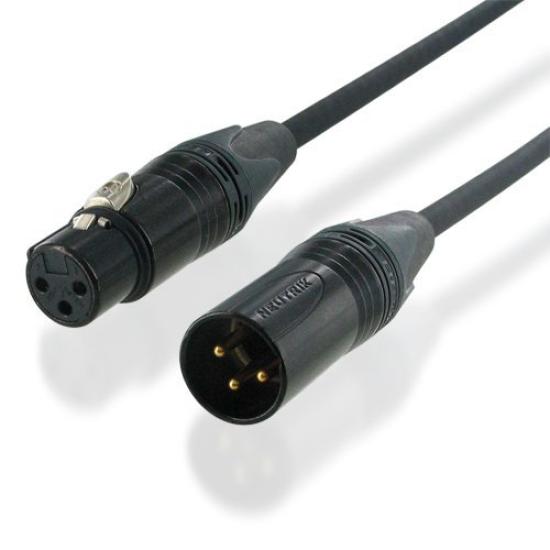 

BELDEN 1192A XLR Микрофонный кабель NEUTRIK Золото (1,5 м, черный) чёрный