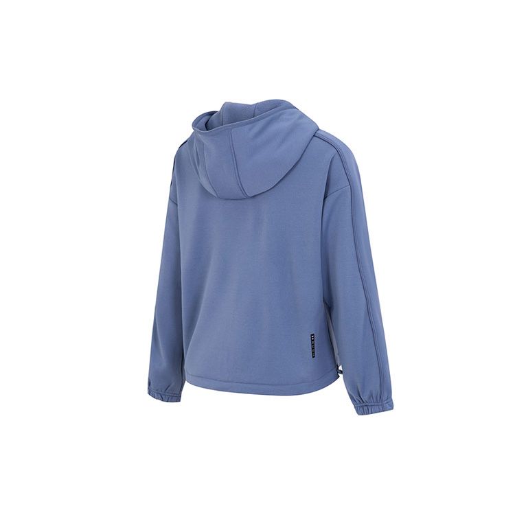 Under Armour Rush Fleece Fz Hoodie Solid Color Sports Casual Windbreaker Women Hoodies Purple 1374103-767