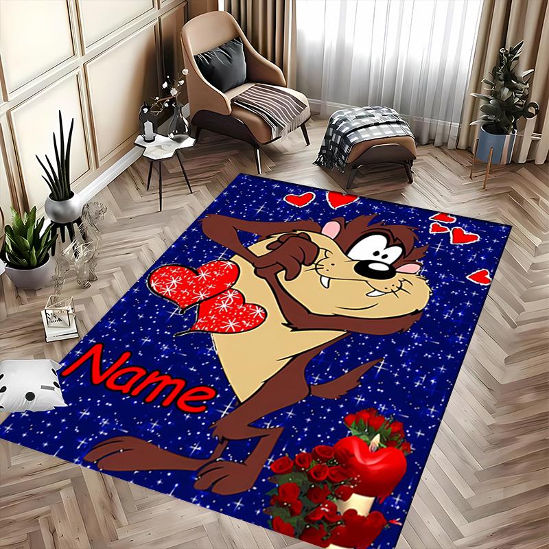 Custom personalization Taz-Mania Area Rug - Perfect For Kitchen, Bathroom,Laundry Room Decor Large Size Available,Gift All Seasons
