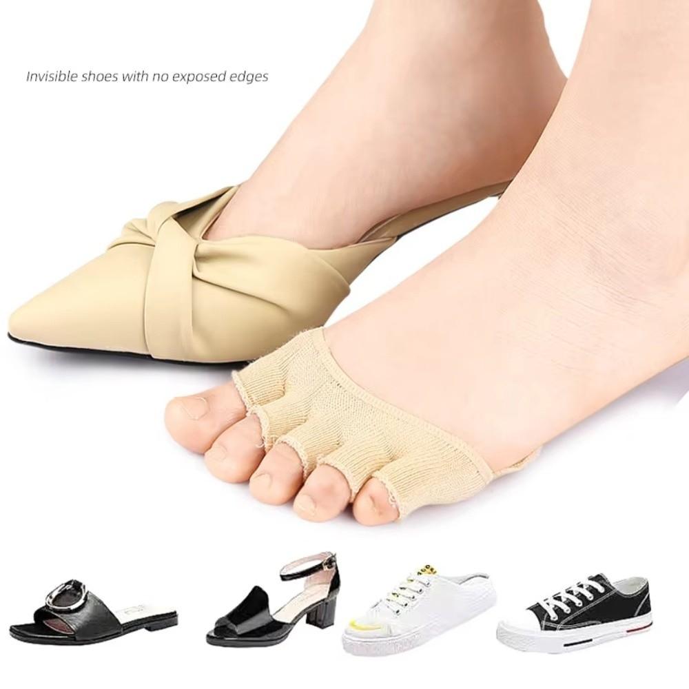 Half Invisible Socks No Show Socks Flexible High Heels Socks Forefoot Cushion Socks Summer Wear