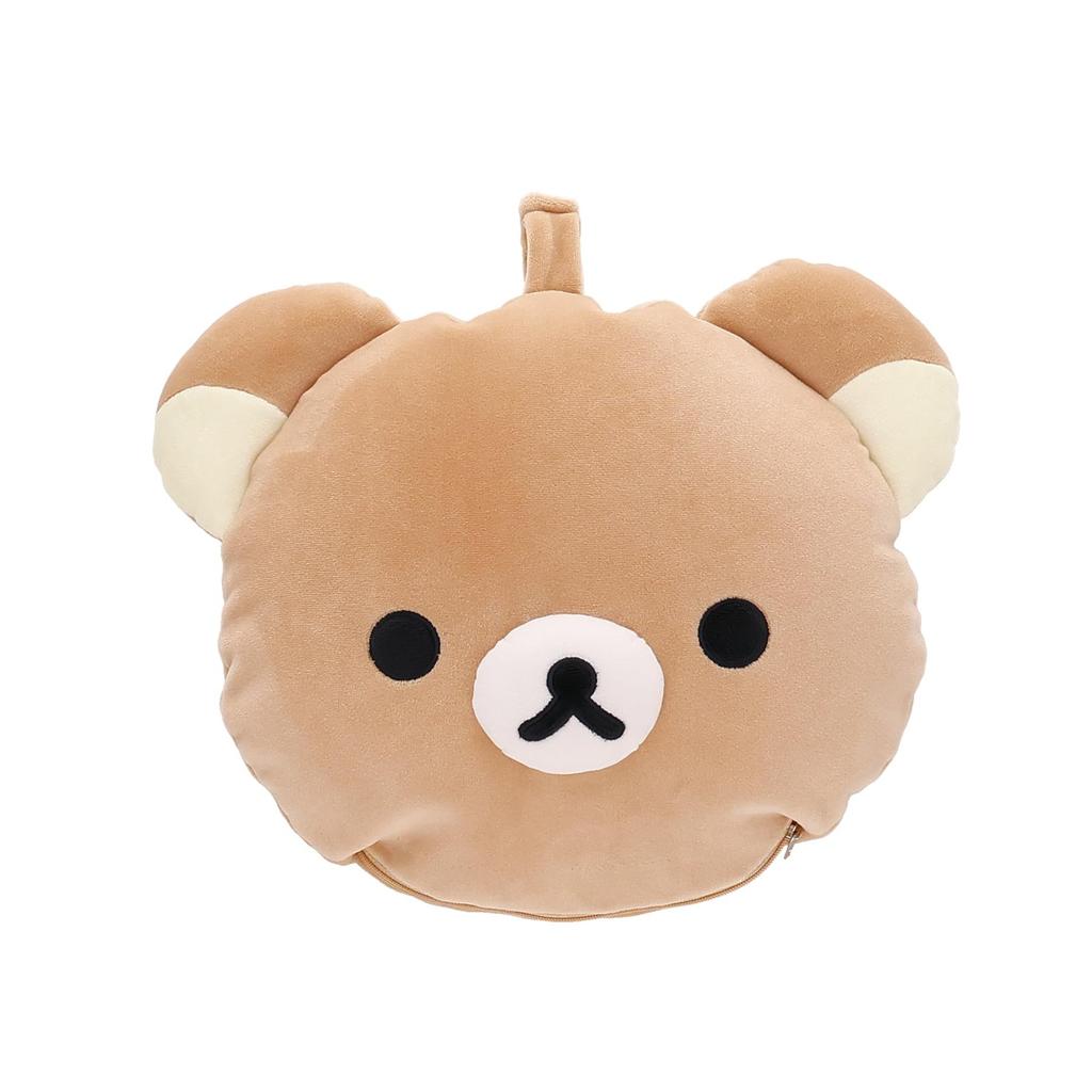 Marushin Rilakkuma Neck Relaxing with Rilakkuma 6465003100 Pillow, Mascot, 2-Way Cushion,