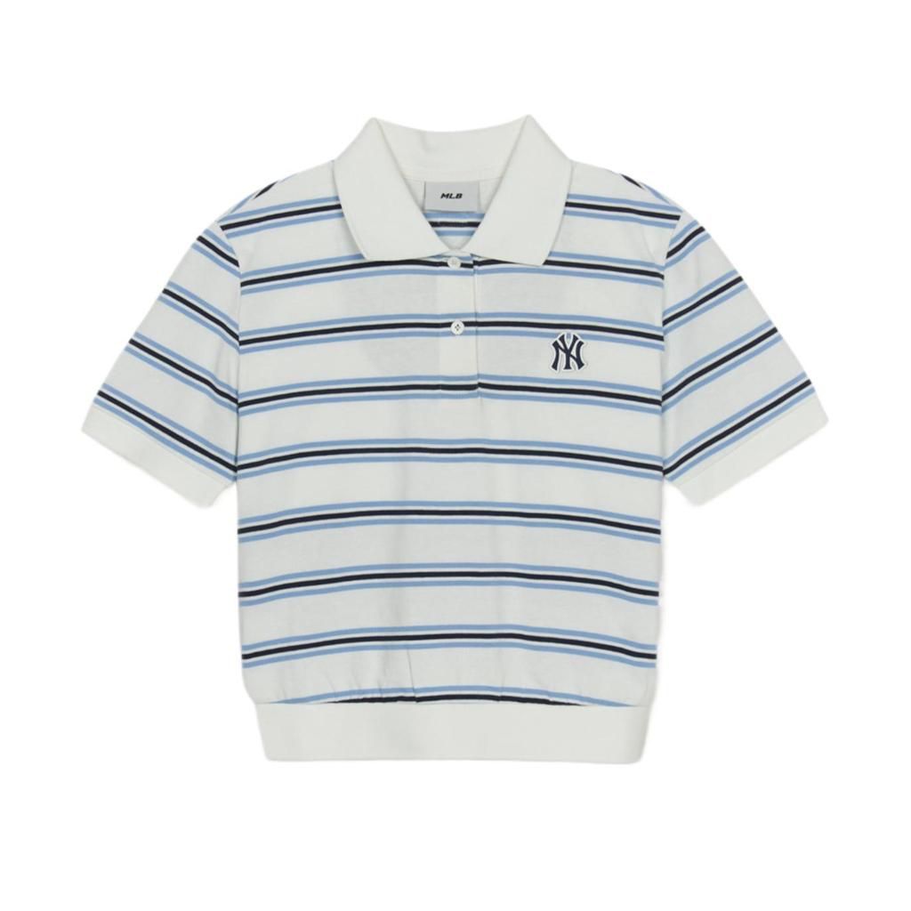 New MLB New York Yankees T Shirt Women's Cream 3FPQV0253-50IVS