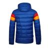 Adidas Color Block Warm Comfortable Soft Lightweight Long Sleeve Down Jacket Men Outerwear Blue M68830
