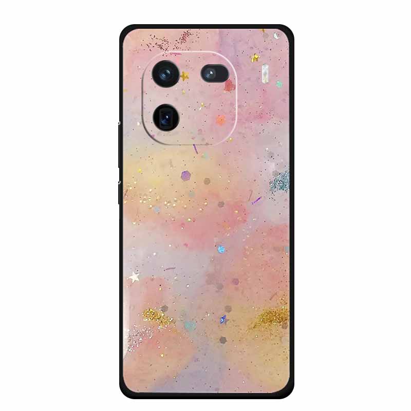 For Vivo iQOO 12 Case Marble Painted Soft Silicone TPU Cover Phone Cases For Vivo iQOO 12 Pro 5G V2307A V2329A Colorful New Etui