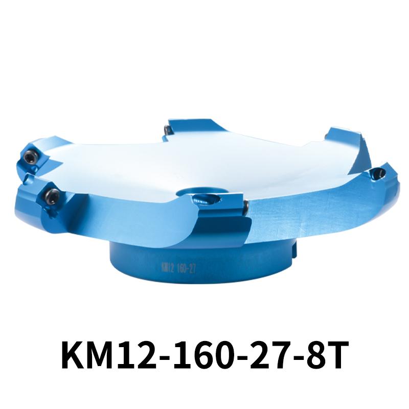 KM12/BAP 400R Face Aluminium Plane Head End Mill Milling Cutter SEKT/APMT Carbide Insert CNC Machine High Hardness Tools