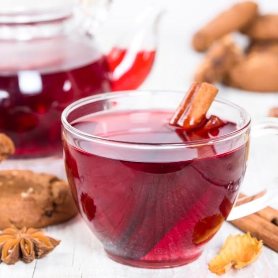 Tea And Twigs - Hibiscus Cinnamon Tea - 15 Tea Bags (30 Grams) | Herbal Teas | Natural Hibiscus Flower and Cinnamon| Caffeine Free | Wellness Tea