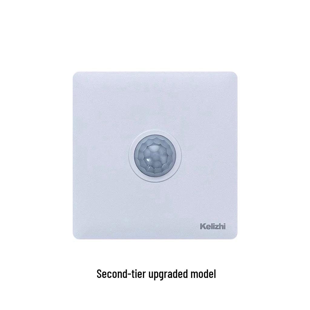 Type 86 Infrared Sound & Light Control with Human Body Sensor 220V Corridor Delay Switch