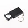 1/2PC 45X Mini Pocket Jewelry Magnifying Glass With Led LightPortable Slide-out Illuminated Magnifier Loupe For JewellerKeychain
