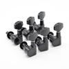 6Pcs Guitar Tuning Pegs Tuner Machine Heads Tuning Peg Machine Head No Mounting Holes Chrome-Gold-Black
