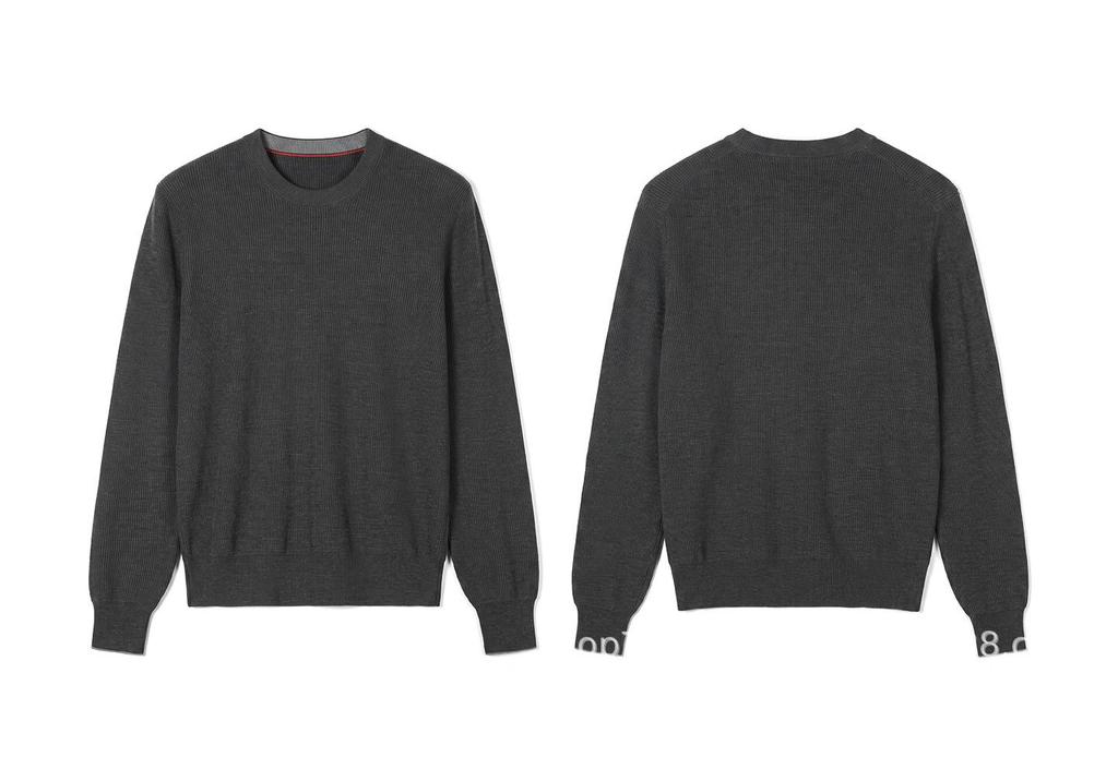 Willow Bark Texture Men's Long Sleeve Knit Sweater - 11990 B*C Edition