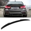 For M4 Style Glossy Black High Kick Trunk Lid Spoiler Fit for 3 Series F30 2013‑2019