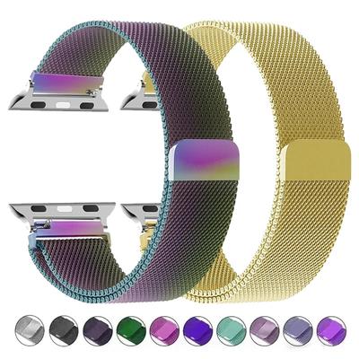 Milanese Loop for Apple Watch Band 49mm 45mm 44mm 40mm 41mm 42mm 38mm 49 Mm Belt Bracelet iWatch Series 9 7 Se 3 5 6 8 Ultra 2 Strap