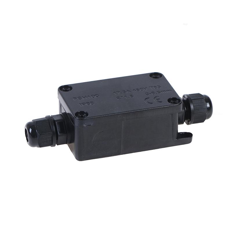 Connettore Cavo Impermeabile per Esterno IP66 a 2 Vie Scatola di Giunzione con Terminale 450V