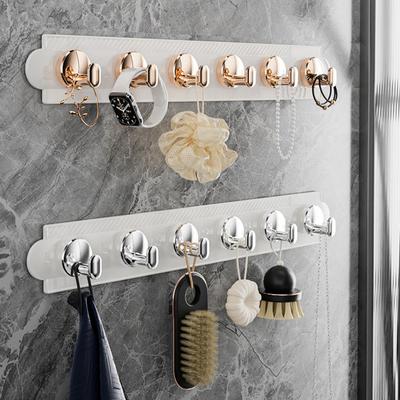 Strong Adhesive Hook Heavy Duty Wall Hook Waterproof Self-adhesive Bathroom Towel Hanger Hook Strong Load-bearing Wall Organizer