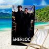 Ultra-Soft Beach Towel with Sherlock Theme,Ideal for Pool - Camping, Diving - Perfect Travel Essential, Vibrant Beach Towel.
