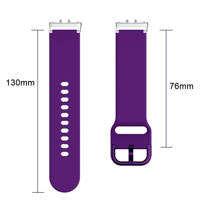 Skin-Friendly Band Fit for Samsung Galaxy Watch Fit 3 Soft Silicone Colorful Buckle Strap for Samsung Galaxy Watch Fit 3